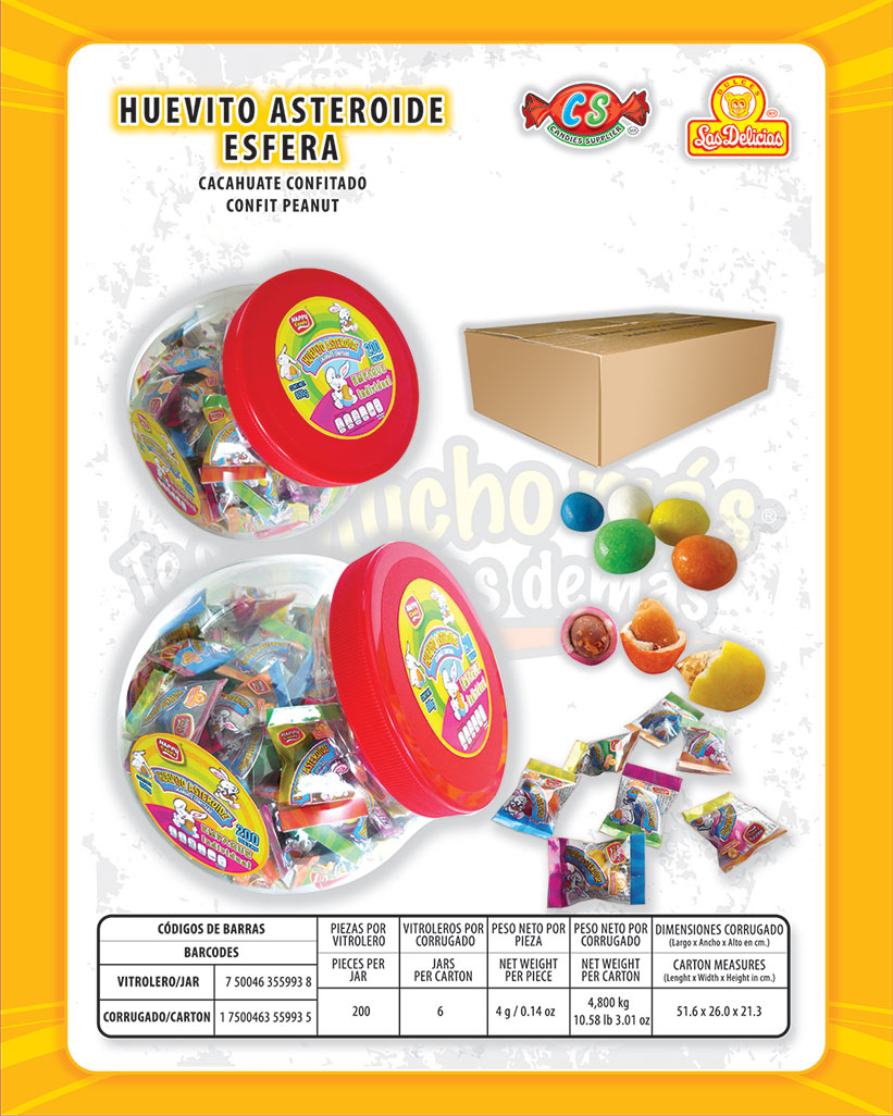 HUE090-2.jpg HUEVITO ASTEROIDE ESFERA - Imagen 1