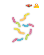 GUMMY GUSANOS NEON 70G - Imagen 2
