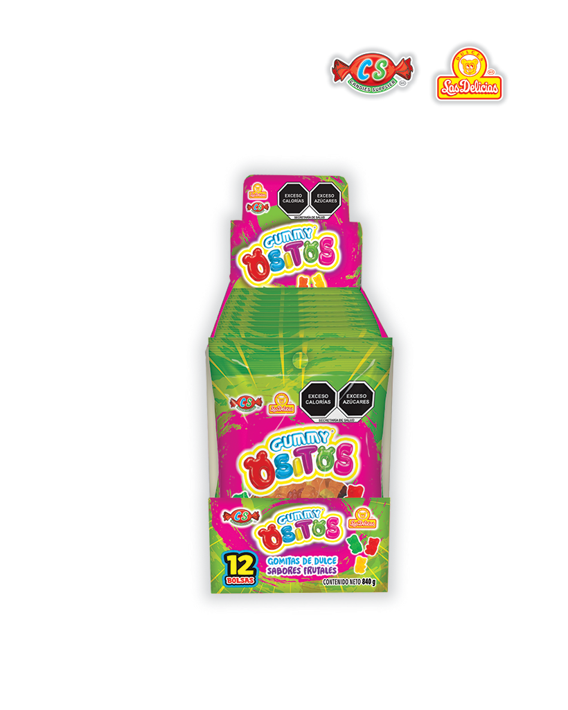 GOS013_1 GUMMY OSITOS 70G - Imagen 1