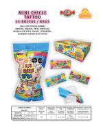 MINI CHICLE TATTOO 24 BOLSAS - Imagen 4